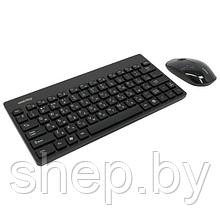 Комплект беспроводной клавиатура + мышь SmartBuy SBC-220349AG-K короткая цвет:черный