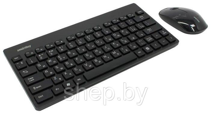 Комплект беспроводной клавиатура + мышь SmartBuy SBC-220349AG-K короткая цвет:черный - фото 2 - id-p171845087