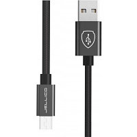 USB дата-кабель MicroUsb Jellico GS-20 (черный) 2m