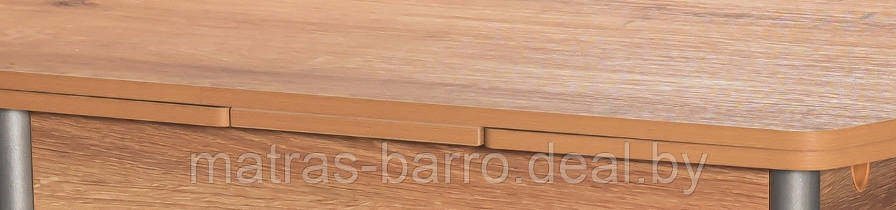 Стол кухонный раздвижной М2 дуб горный/опоры металлик - фото 3 - id-p153863357