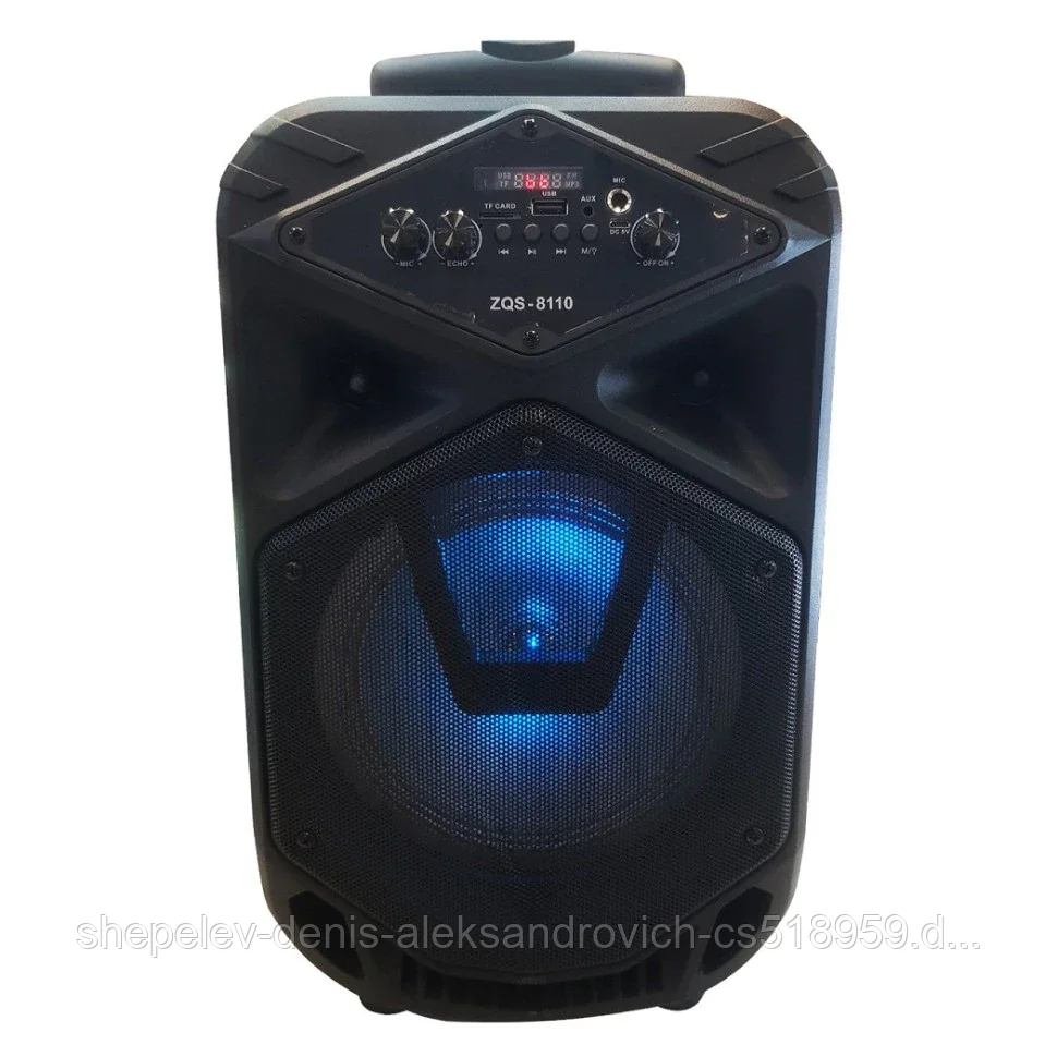 Акустическая система С МИКРОФОНОМ BT speaker ZQS-8110 (Bluetooth и КАРАОКЕ)