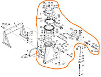 КВС-1-0143000 основание силосопровода и мех. поворота