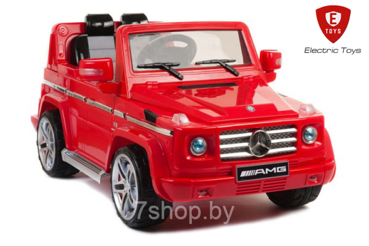 Детский электромобиль двухместный Electric Toys Mercedes G55 AMG красный - фото 1 - id-p171851192
