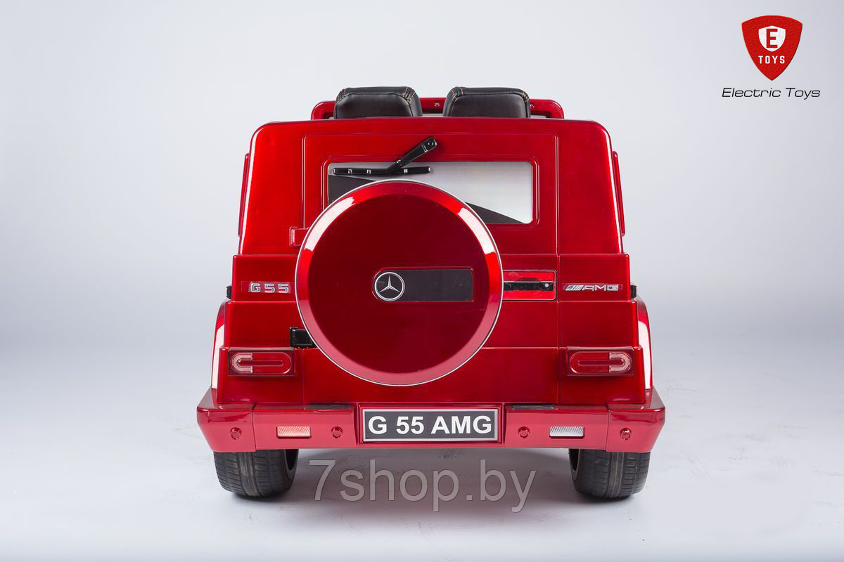 Детский электромобиль двухместный Electric Toys Mercedes G55 AMG красный - фото 2 - id-p171851192