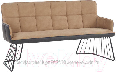 Диван Halmar L1 V-CH-L/1-Sofa (светло-коричневый/черный)
