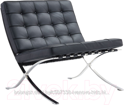 Кресло мягкое Bradex Barcelona Chair FR 0014 (черный)