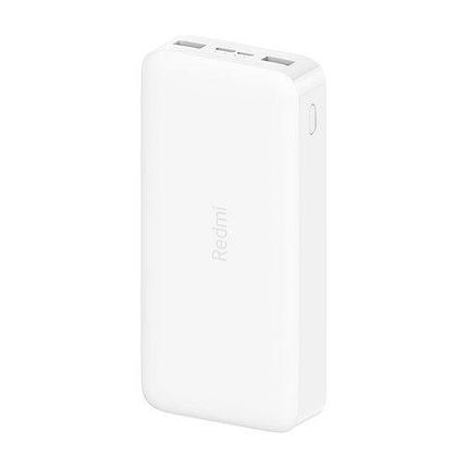 Портативное зарядное устройство Xiaomi 20000mAh Redmi 18w Fast Charge Power Bank (белый), фото 2
