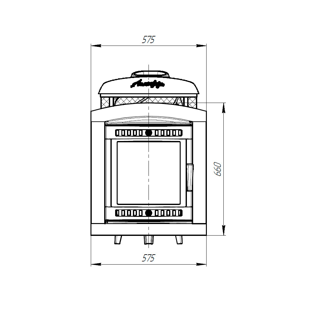 Печь для бани ProMetall Атмосфера с комбинированной облицовкой - фото 6 - id-p147450080