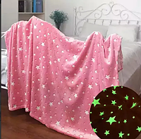 Плед Покрывало Космос " Magic Blanket светящееся в темноте