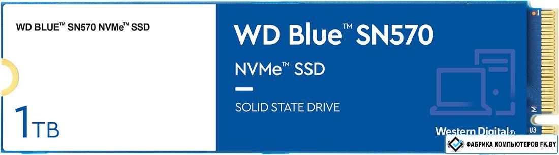 SSD WD Blue SN570 1TB WDS100T3B0C - фото 1 - id-p171747834