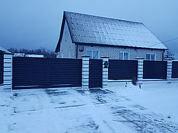 Блоки для забора "Гладкие с фасками", фото 3