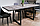Стол обеденный М64 Арт графит/опоры графит, фото 3
