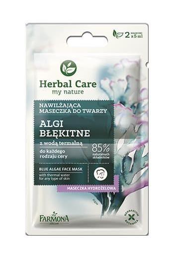 Увлажняющая маска для лица Farmona Herbal Care "Спирулина", 2 х 5 мл - фото 1 - id-p156507219