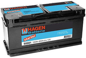 Автомобильный аккумулятор Hagen R+ 60001 (100 А/ч)