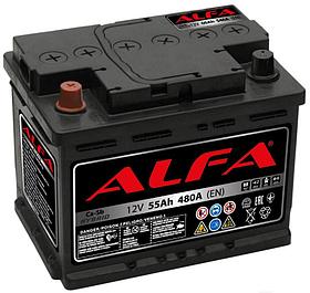 Автомобильный аккумулятор ALFA battery Hybrid R / AL 55.0 (55 А/ч)