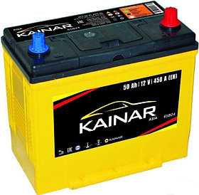 Автомобильный аккумулятор Kainar 50 JR+ 450A / 045 24 44 05 0021 01 03 0 L (с бортом)