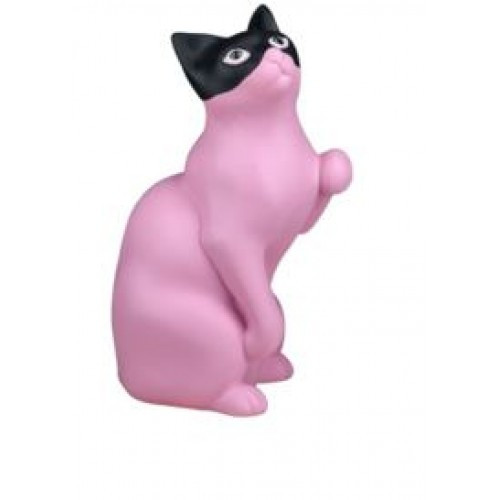 Копилка кошка мурка розовая в черной маске,арт. нкик-13341 высота 360 мм длина 250 мм ширина 190 мм - фото 1 - id-p171904014