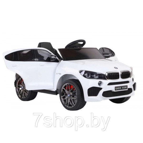 Детский электромобиль Electric Toys BMW Х6 LUX 4x4 (белый) - фото 1 - id-p171891774