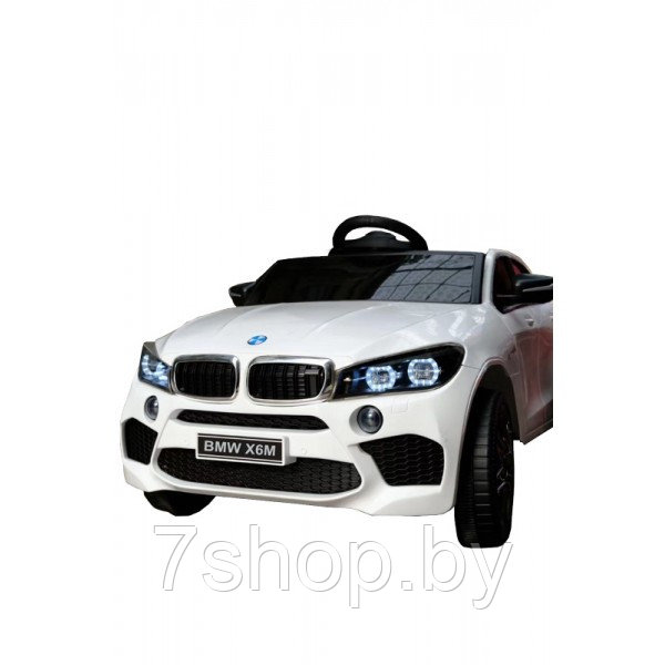 Детский электромобиль Electric Toys BMW Х6 LUX 4x4 (белый) - фото 3 - id-p171891774
