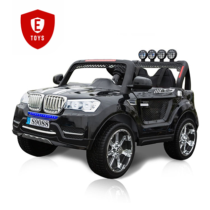 Двухместный детский электромобиль Electric Toys BMW X5 Lux - черная