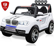 Двухместный детский электромобиль Electric Toys BMW X5 Lux -белая, фото 4