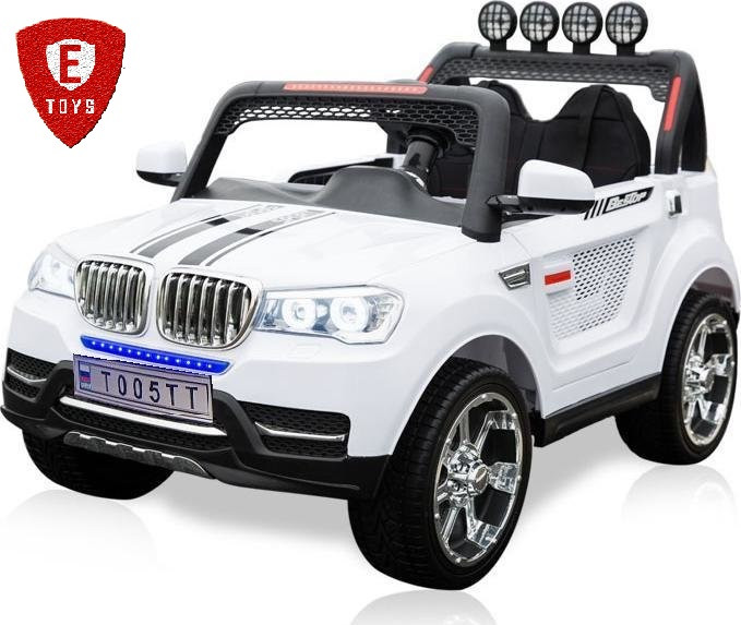 Двухместный детский электромобиль Electric Toys BMW X5 Lux -белая - фото 4 - id-p167546682
