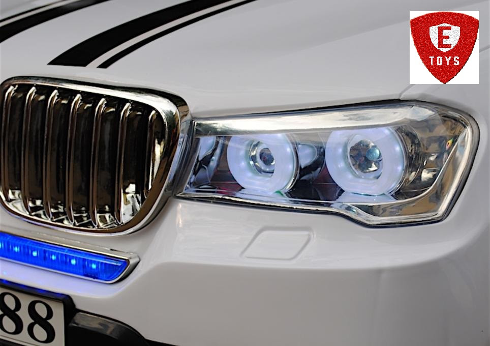 Двухместный детский электромобиль Electric Toys BMW X5 Lux -белая - фото 5 - id-p167546682