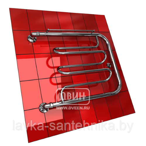 Полотенцесушитель водяной Двин Dw с полочкой 60/60