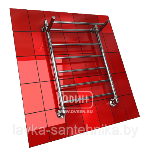 Полотенцесушитель водяной Двин F с полочкой 100/50