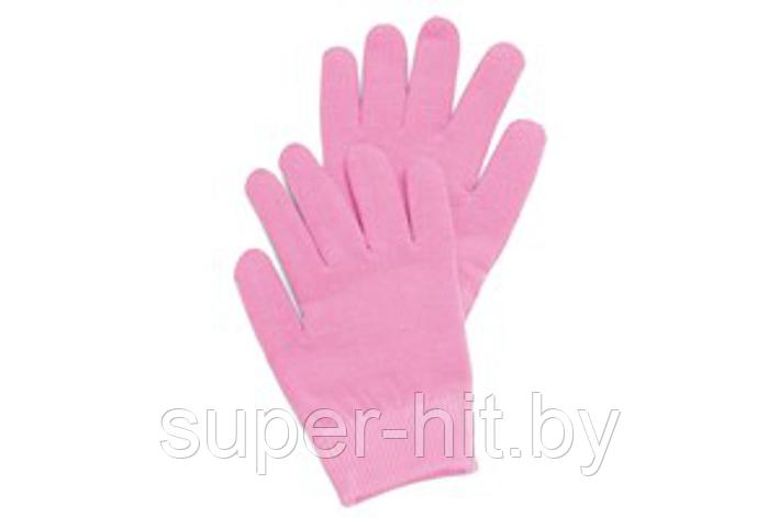 Маска-перчатки увлажняющие гелевые многоразового использования, розовые, фото 2