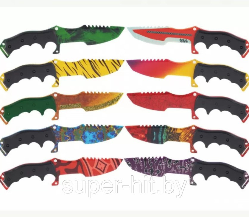 Охотничий нож деревянный CS:GO (цвет в ассортименте) - фото 1 - id-p171921457