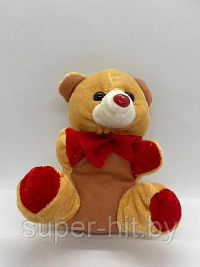 Медведь мягкая игрушка в ассортименте, высота 19-20 см., фото 3