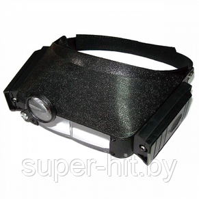 Бинокуляр Magnifier head strap W/Lights MG 81007, фото 3