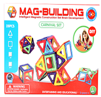 Магнитный конструктор Mag Building 28 деталей,арт SS1146550/GB-W28
