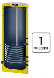 Вертикальный бак косвенного нагрева с одним ТО (теплообменником)