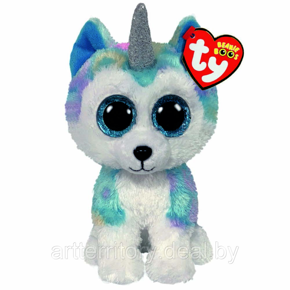 Игрушка мягконабивная Щенок хаски HELENA, серии "Beanie Boo's", 15 см - фото 1 - id-p171907395