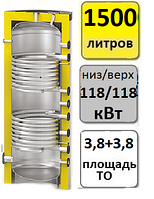 Бойлер косвенного нагрева S-Tank SS DUO1500