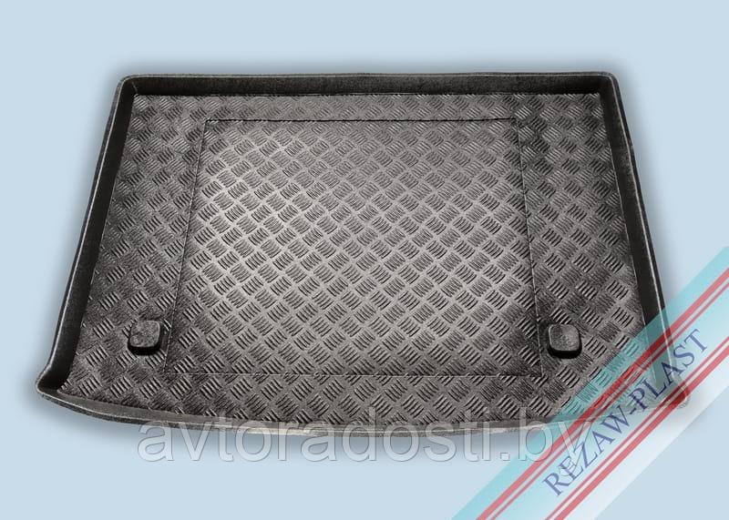 Коврик в багажник для Fiat Doblo (2009-) 5 мест / раздвижные двери / Фиат [100335] (Rezaw-Plast PE)