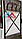 Вешалка настенная М98 в стиле лофт в цвете сосна Пасадена, фото 2