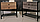 Вешалка настенная М98 в стиле лофт в цвете сосна Пасадена, фото 5
