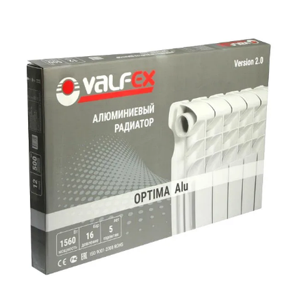 Радиаторы алюминиевые 500 Version 2.0 VALFEX OPTIMA Alu, фото 2