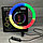 Разноцветная кольцевая RGB RL-13 лампа с МУЛЬТИ-режимами 32 см + Штатив 216 см, фото 4
