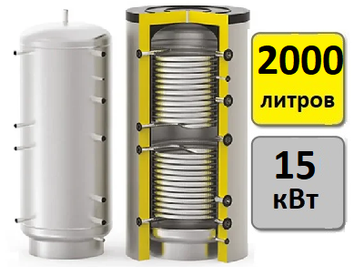 Буферная емкость с ГВС S-tank HFWT DUO 2000