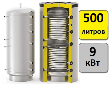 Буферная емкость с ТО для ГВС S-tank HFWT DUO 500