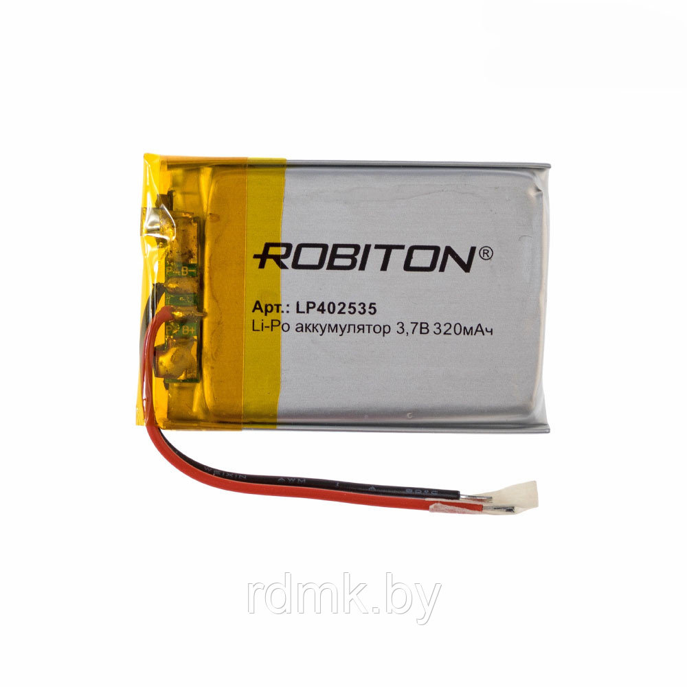 Li-po аккумулятор LP402535, 3,7v 320mAh - фото 1 - id-p171929647