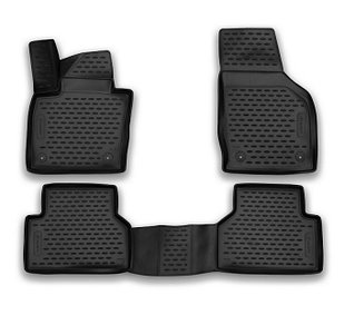 КОВРИКИ 3D В САЛОН AUDI Q3, 2015->, АКПП