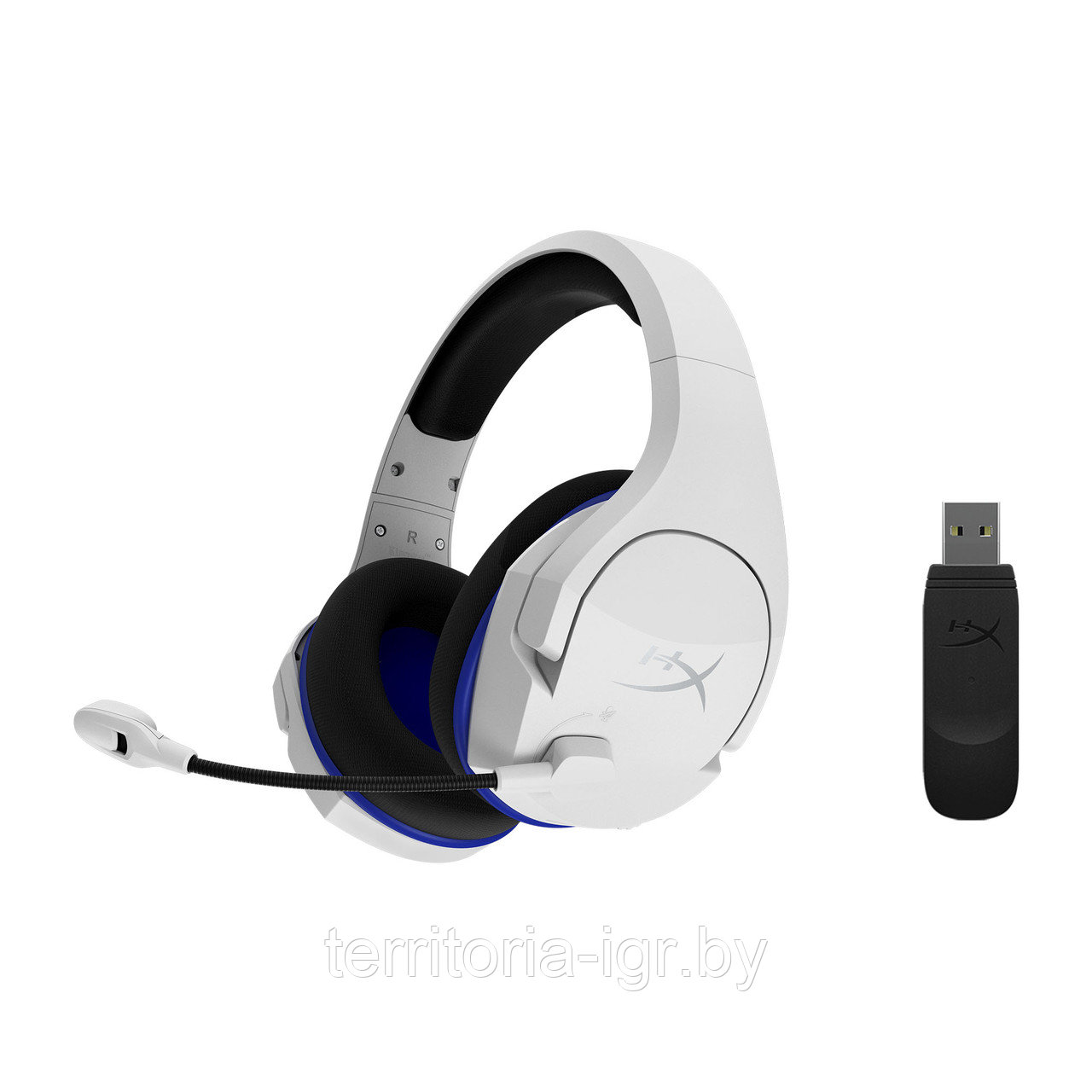 PS4/PS5 Игровая гарнитура Cloud Stinger Core Wireless HHSS1C-KB-WT/G HyperX - фото 3 - id-p171939230