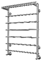 Полотенцесушитель водяной Terminus Ватра с полкой П7 70/50