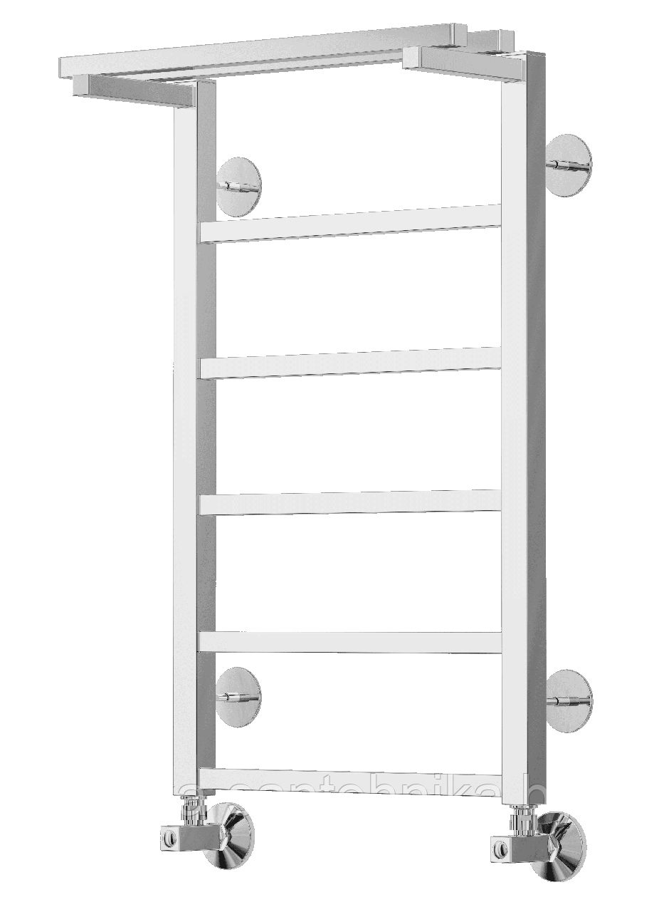 Полотенцесушитель водяной Terminus Контур с полкой П6 70/40
