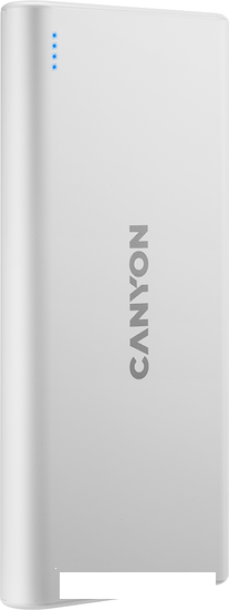 Внешний аккумулятор Canyon CNE-CPB1008W 10000mAh (белый) - фото 1 - id-p171412730